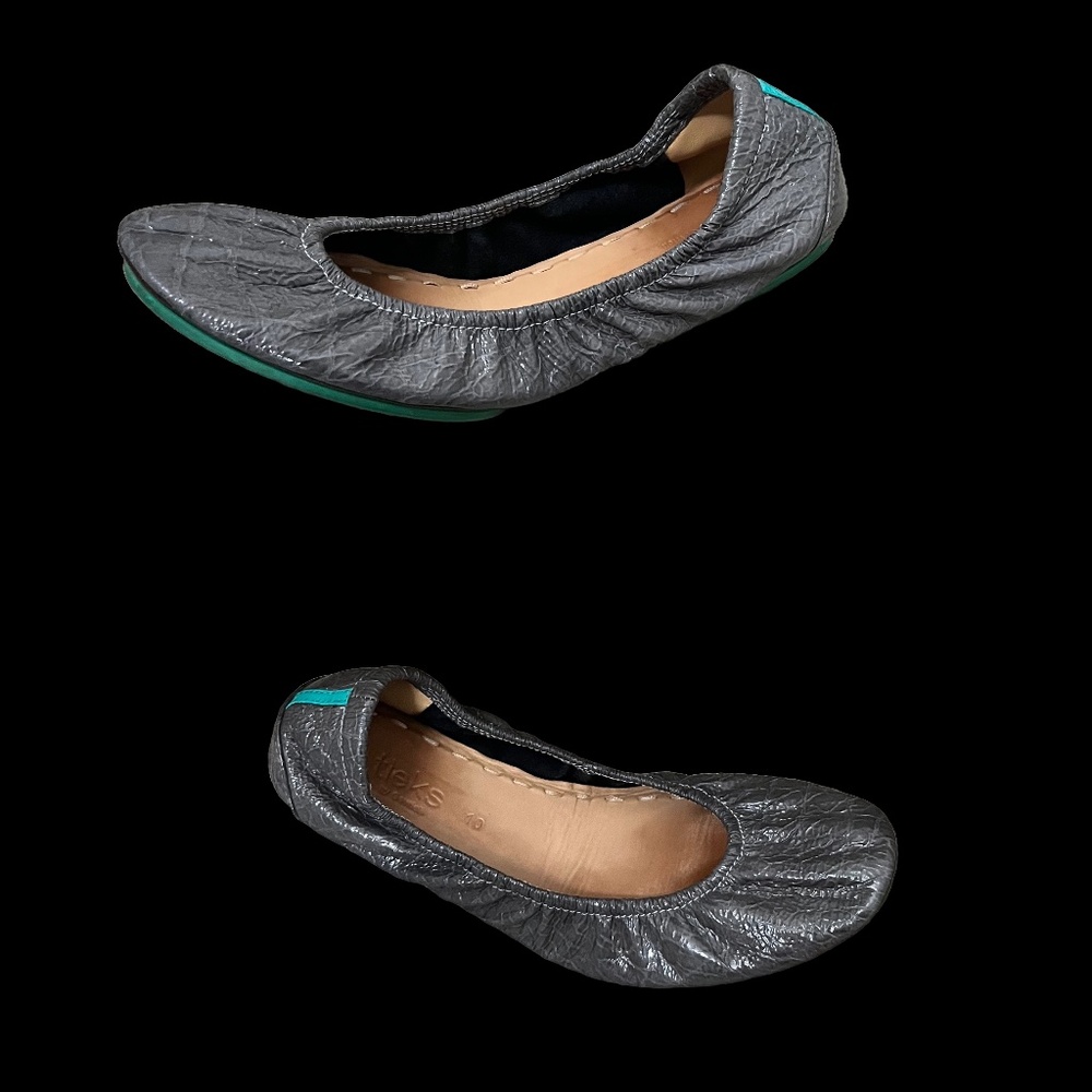 Ballet Flats | Tieks | Slate Grey Croc | Size 10